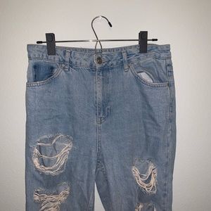 mom jeans topshop